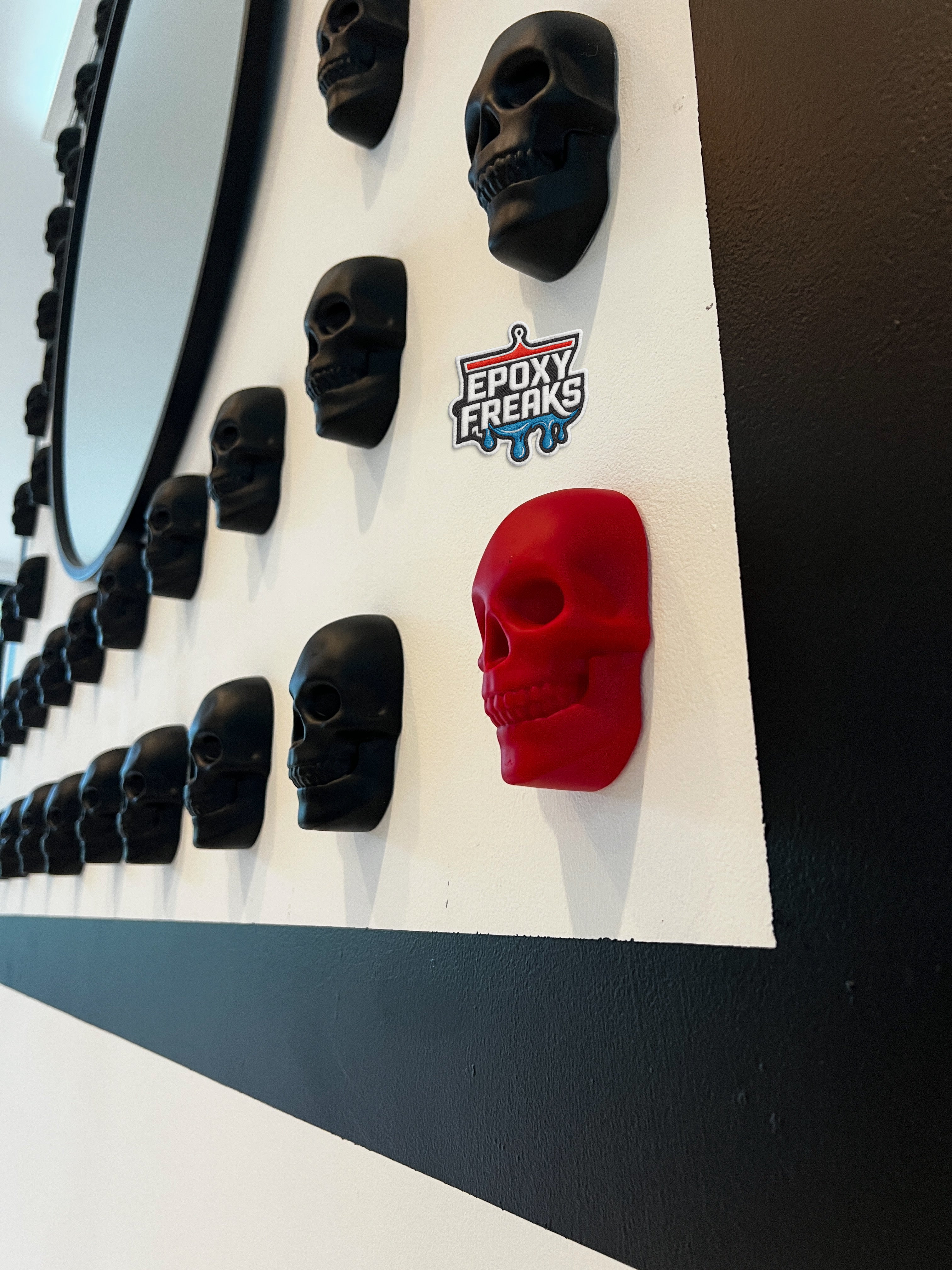 Coleccion figuras decorativas epoxy craneos