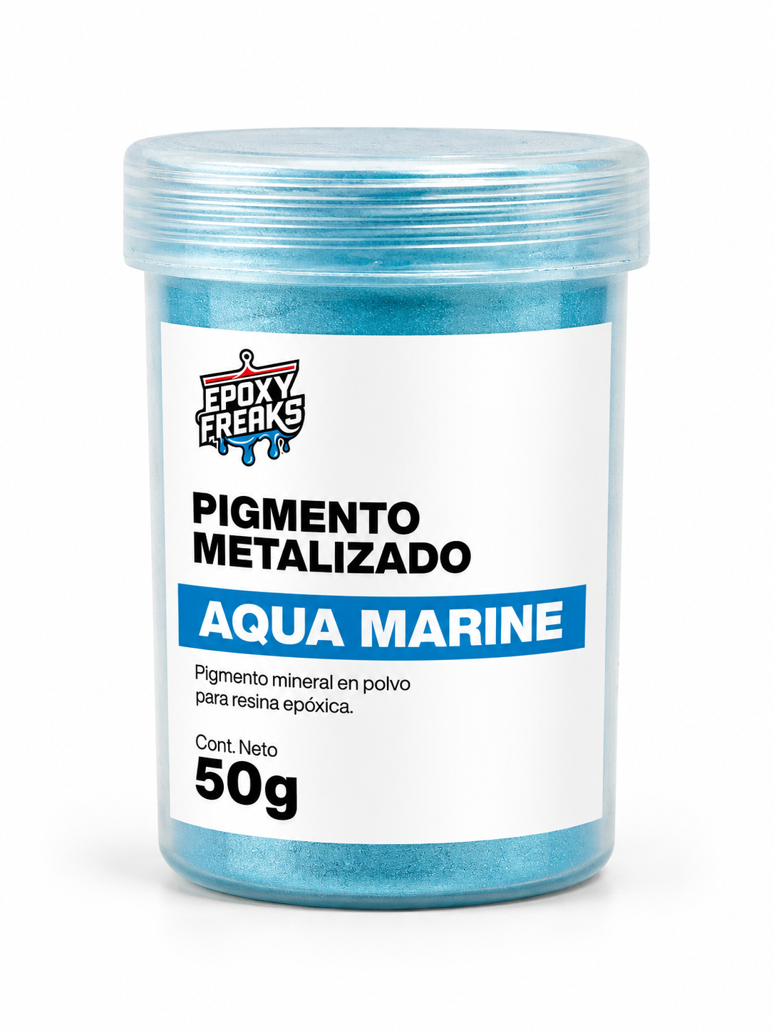 Pigmento metalizado Aqua Marine