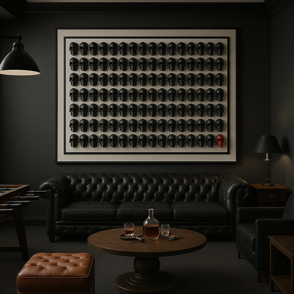 Coleccion figuras decorativas epoxy craneos