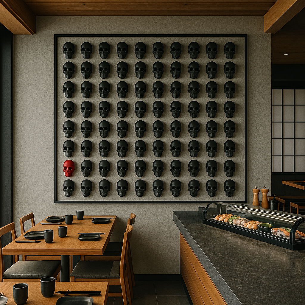 Coleccion figuras decorativas epoxy craneos