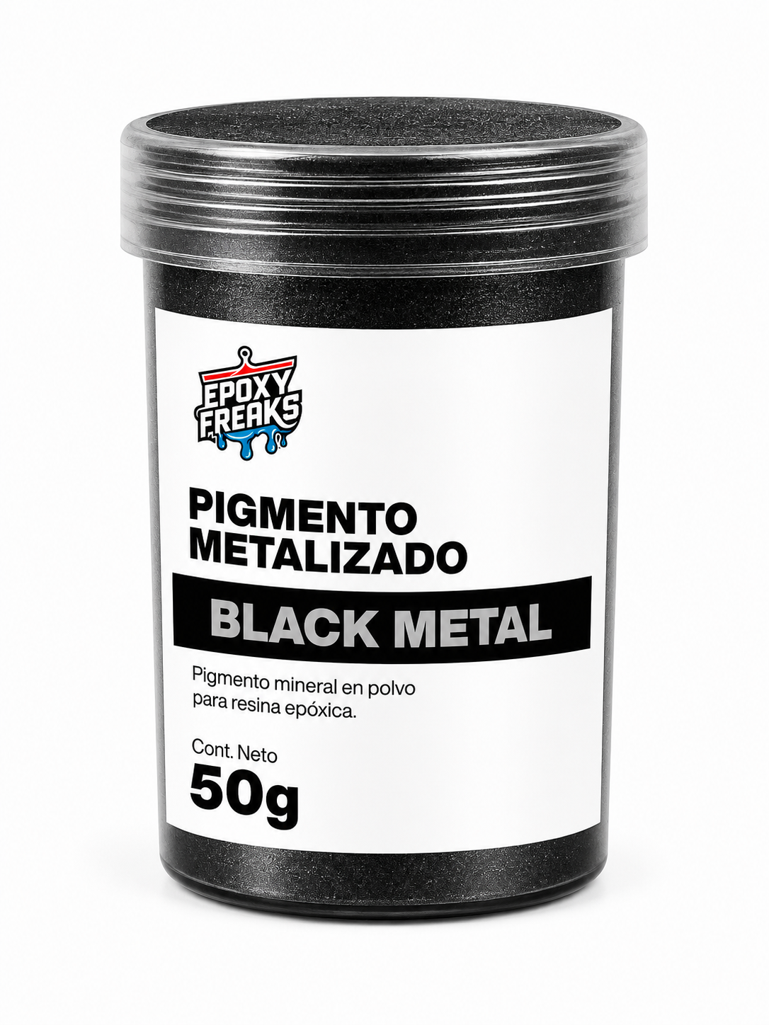 Pigmento Metalizado Black Metal